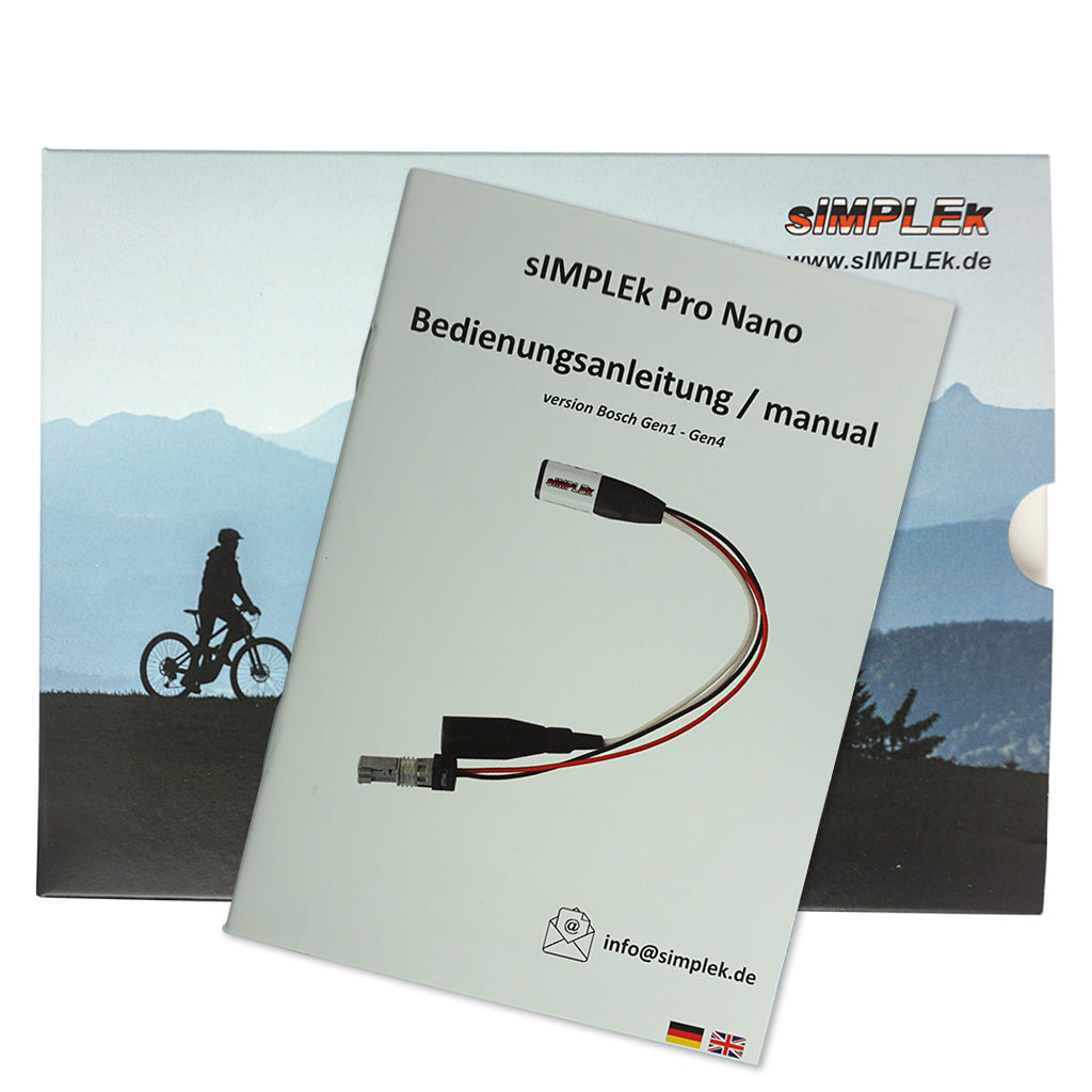 sIMPLEk Pro - E-Bike Tuningmodul für Bosch (Nano Edition)