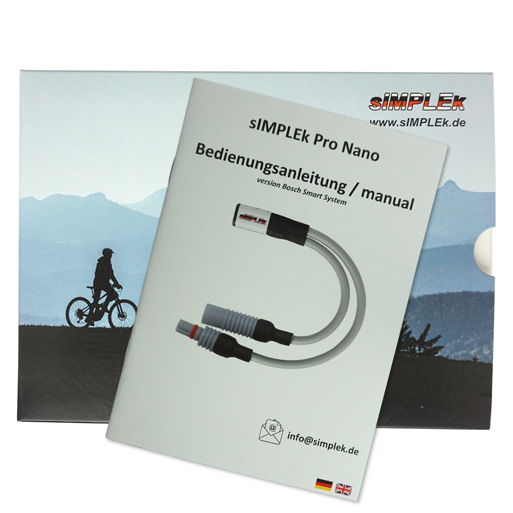 sIMPLEk Pro - E-Bike Tuningmodul für Bosch Smart System (Nano Edition)